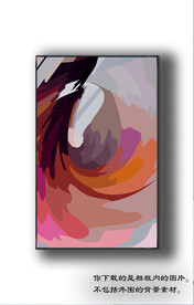 欧式抽象装饰画 