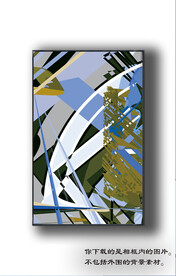 欧式抽象装饰画