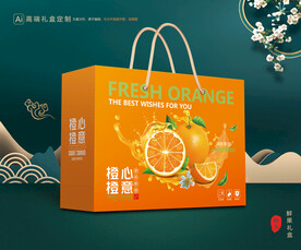 橙子包装 脐橙礼盒