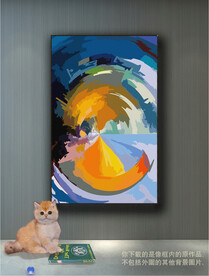 南美轻奢抽象装饰画