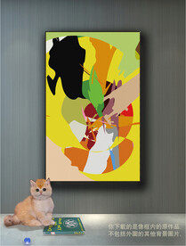 南美轻奢抽象装饰画