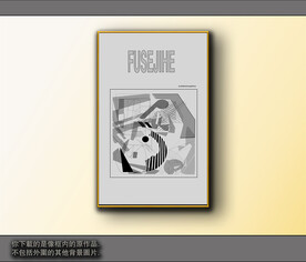 黑白风格抽象装饰画