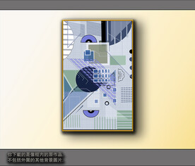 欧式黑白风格抽象装饰画