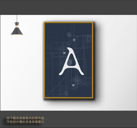 罗马古典色块抽象画