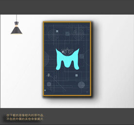 罗马古典色块抽象画