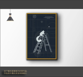 罗马古典色块抽象画