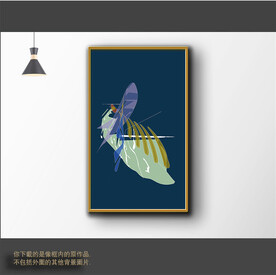 新中式简约抽象装饰画