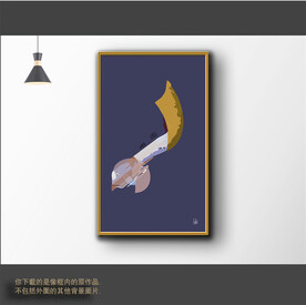 新中式简约抽象装饰画