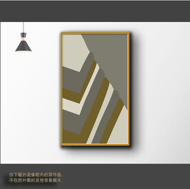 新中式简约抽象装饰画