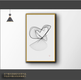 新中式简约抽象装饰画