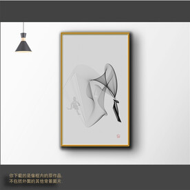 新中式简约抽象装饰画