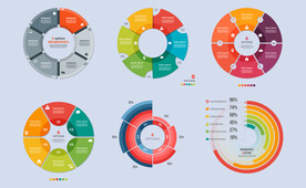 多彩数据信息图表