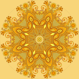 欧式圆舞台背景