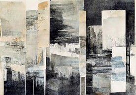 现代轻奢灰色几何客厅地毯地垫