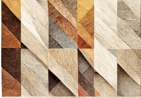 现代轻奢极简几何客厅地毯地垫