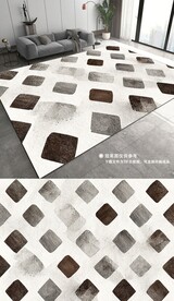 现代简约抽象几何地毯地垫