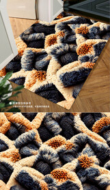 复古欧式古典高贵花纹地毯地垫