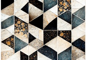 现代简约抽象几何复古地毯地垫