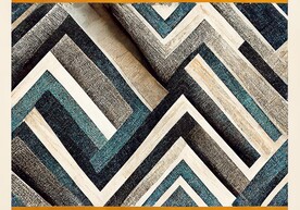 现代简约抽象几何轻奢地毯地垫