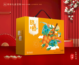 橙子包装 脐橙礼盒