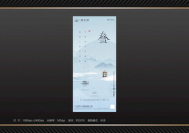 地产 大雪节气海报