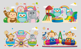 猴子大象和猫头鹰