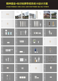 地产精神堡垒标识标牌导视系统