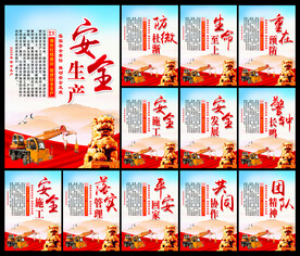 安全生产展板