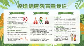 禁烟控烟无烟日展板