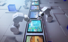 ai机器人科技未来海报模板设计