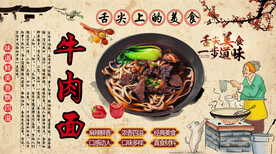 牛肉面工装墙