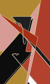 日式轻奢抽象装饰画