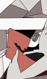 抽象色块装饰画