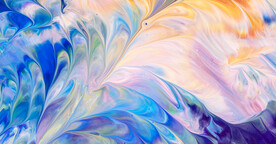 蓝色酸性金属质感流体渐变背景