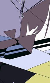 新中式抽象色块装饰画 