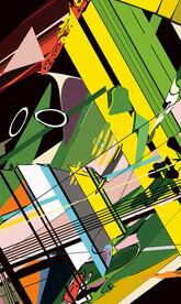 南美抽象装饰画