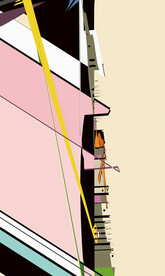 南美抽象装饰画