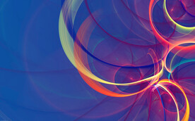 炫彩3D抽象拉丝烟雾线条流体