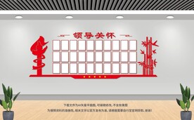 领导关怀照片墙