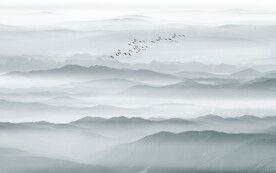 中国风中式意境山水画