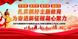 主题教育展板 党建展板 