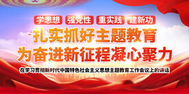 主题教育展板 党建展板