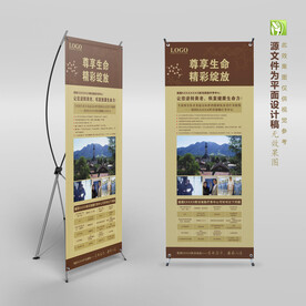 医疗科技项目宣传X展架