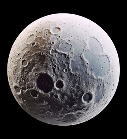 月球表面灯箱素材