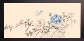 山水画装饰画无框画