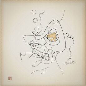 现代抽象装饰画