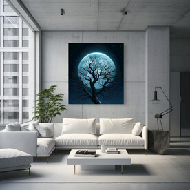 极简客厅装饰画样机