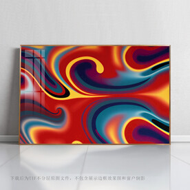 抽象多彩艺术画