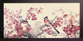 山水画装饰画无框画