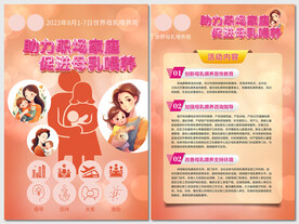 2023母乳喂养周宣传海报